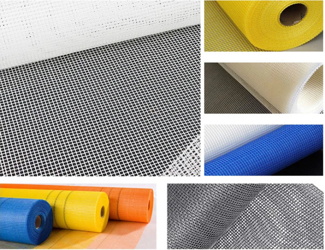 Plaster Net White Fiberglass Woven Mesh Screen Metal Plaster Net For Wall Reinforced