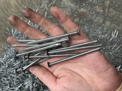 Fast delivery factory steel polished round head steel common wood nails 1 smooth shank metal nails i