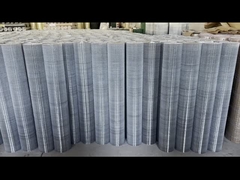 Galvanized Welded Wire Mesh - 1/2 Inch Square Aperture, Silver - Ideal for Fencing and Construction