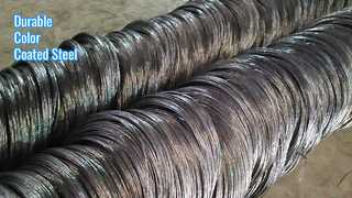 Israel Market 1.2mmx6 1.1mmx7 Black Annealed Carbon Steel Tie Binding Wire Soft Twisted ironwire