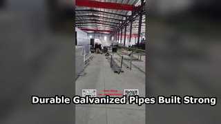 Galvanized Round Pipe Manufacturing Process | From Coil to Pipe #galvanizedsteeltubing