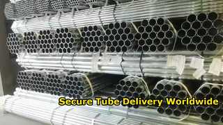 Galvanized Square & Round Tubes: Expert Packaging for International Delivery