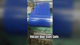 Durable & Vibrant Blue Color Coated Steel Coils: Perfect for Your Next Project