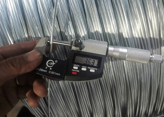 acheter 3.6MM GI Q195 fil d'acier trempé à chaud 14 calibre fil galvanisé online manufacture