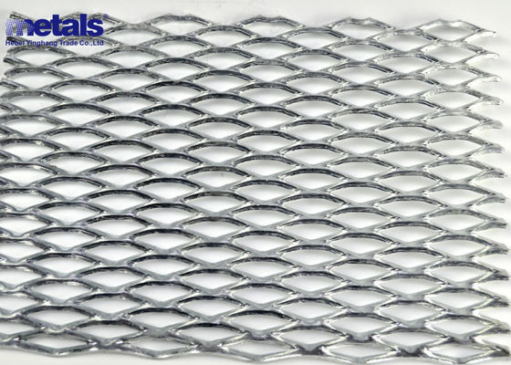Buy Diamond Aluminum Expanded Metal Mesh Sheet Flat For Architectural online manufacture