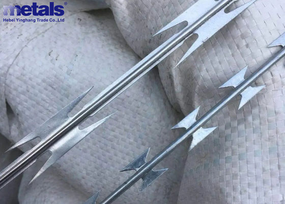 Buy Galvanized Steel Barbed Concertina Wire Coil BTO-22 450MM OEM online manufacture