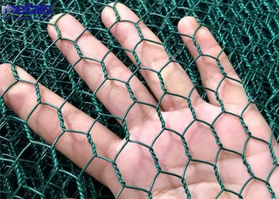 Buy PVC Coated Hexagonal Wire Mesh Netting 1 Inch For Chicken Coop online manufacture