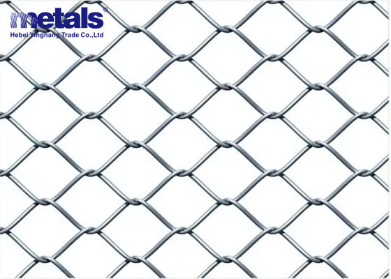 Buy Hot Dipped Galvanized HDG Chain Link Dimond Fence Wire for Sports Playgroud Field Fence 7 feet Height online manufacture