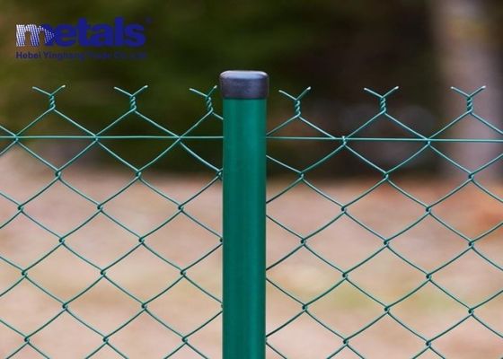 Buy PVC Coated Chain Link  Fence  Dimond Fence For Garden Fence Park Fence online manufacture