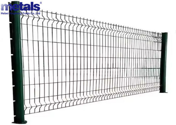 주문 3D 구부러진 용접 된 철망 울타리 젤리화 된 PVC 코팅 50X100MM online manufacture