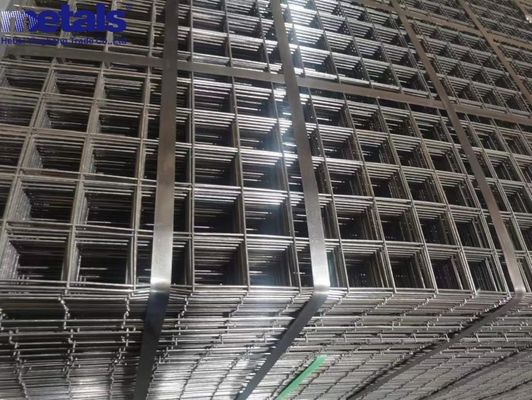 satın al 2x2 8 X 4 Kaynatılmış Tel Ağı Ruloları Galvanizli Takviye Beton Rebar Panel online manufacture
