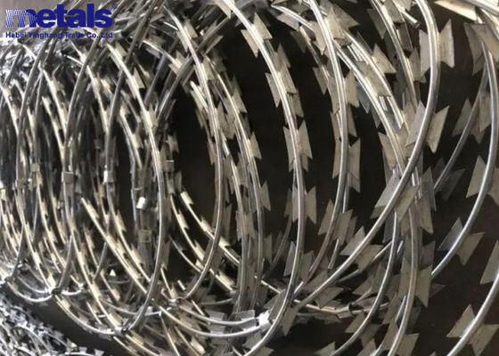 acheter Coil d'acier galvanisé CBT-65 fil de concertine barbelé rasoir online manufacture