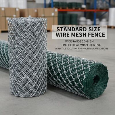 satın al Standart Boyutlu Tel Örgü Çit Geniş Aralık 0.5M 3M Galvanizli veya PVC Kaplamalı Çok Yönlü Çözüm Birden Fazla Uygulama İçin online manufacture