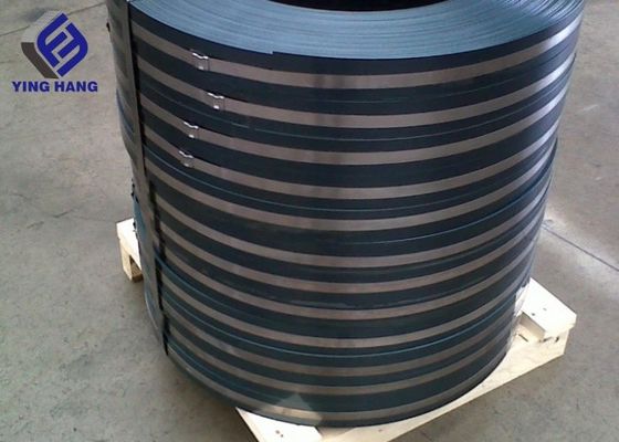 19 mm bande d'acier à bandes poli en acier inoxydable bleu et noir pour l'emballage