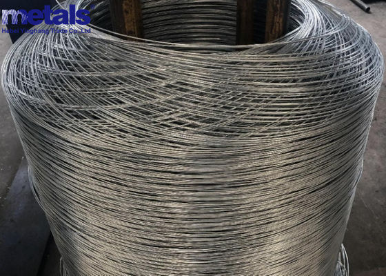 Acier à faible teneur en carbone galvanisé en fil de fer Q195 BWG24