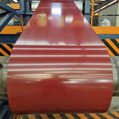 RAL 3009 PPGI en tôle d'acier plat en bobine prépeinte en couleur galvanisée
