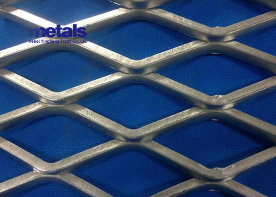 OEM Aluminium Expanded Metal Mesh Sheet Grill Wire 4x8 Diamond Hole