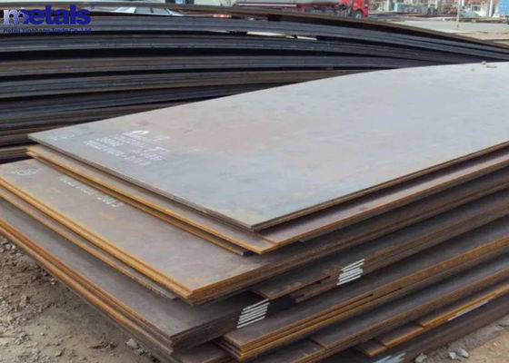 Acier plat noir laminé à chaud en tôle HR Q235 à faible teneur en carbone