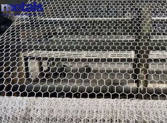Double torsion électrique galvanisée hexagonale filet de fil de poulet 1 12 pouces de l'usine