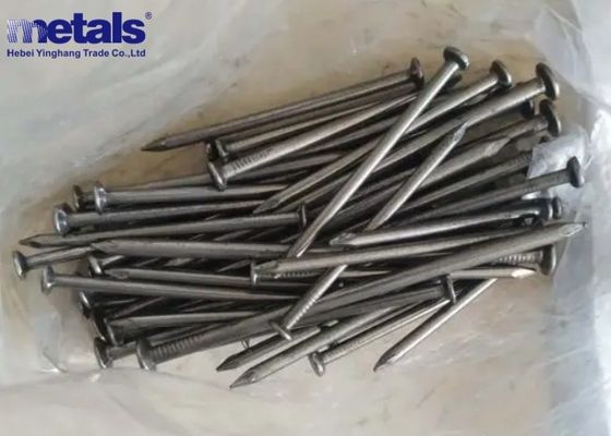 Ongle en fil de fer poli 1 pouce 2 pouces 3 pouces tête ronde Ongle en bois