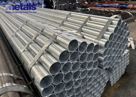 Matériaux de construction 0,6-12 mm Pipe en acier galvanisé à chaud / pré galvanisé Q195/Q235 ASTM A53 A500