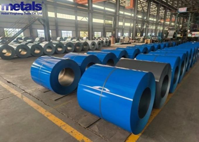 ColorMaster™ PPGI coils in industrial storage facility